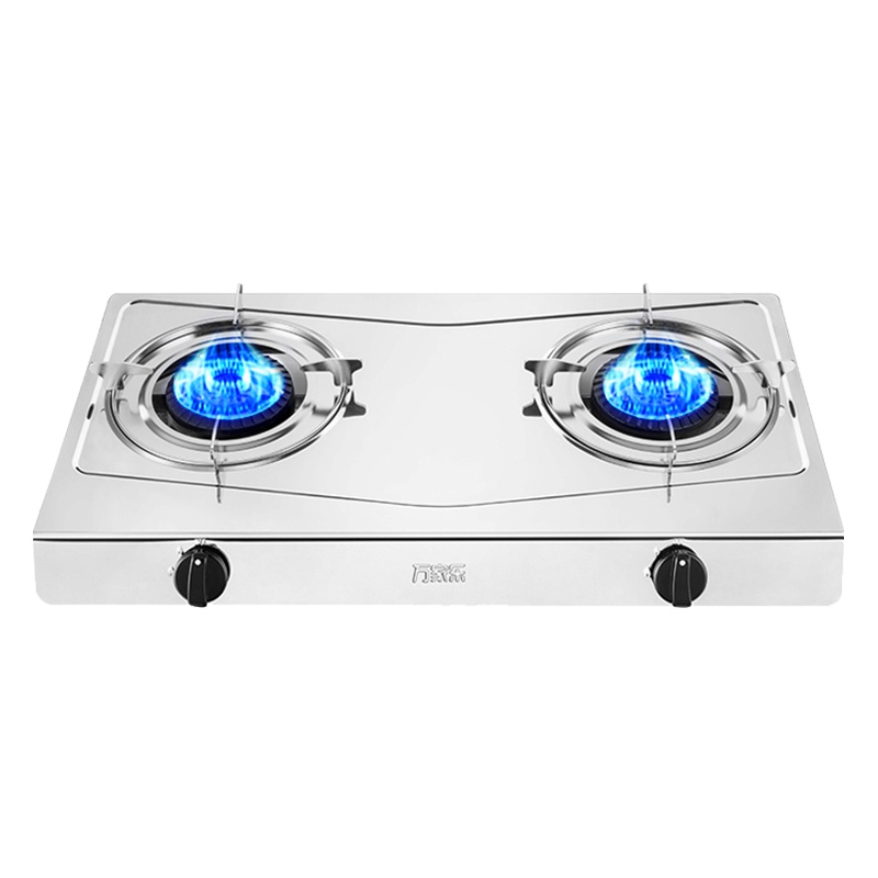 万家乐(Macro) JZY-ZS3 (液化气) 双眼台式燃气灶具 4.2kw双高火 一体式不锈钢