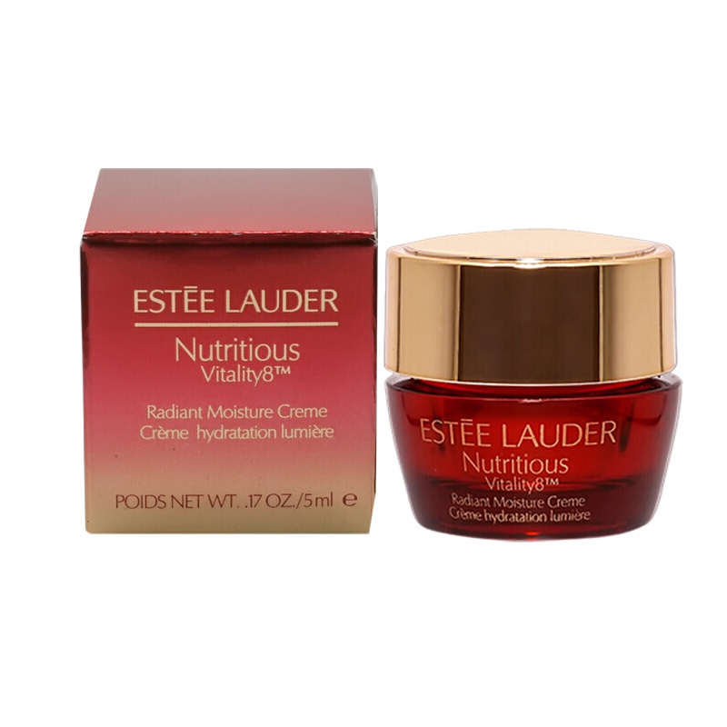 雅诗兰黛红石榴鲜亮焕采系列小样 红石榴日霜5ML