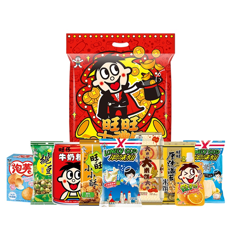 旺旺 零食大礼包 大礼袋 年货礼盒 680g/包
