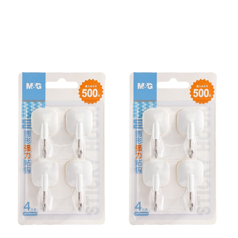 晨光圆形强力粘钩0.5kg(4只装)ARCN8284