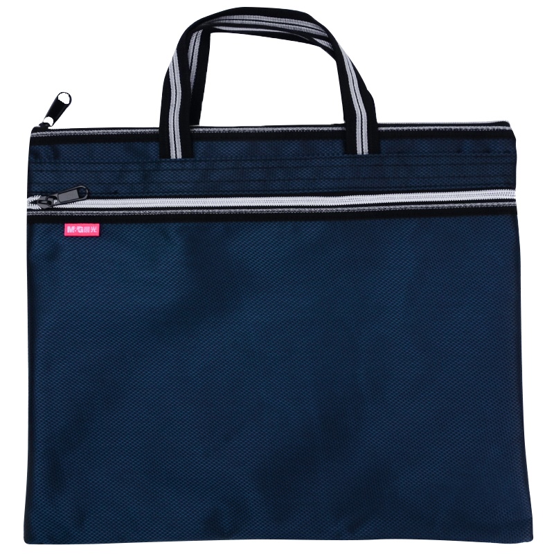 晨光手提袋双色提花ABB93097蓝色（4个/组）