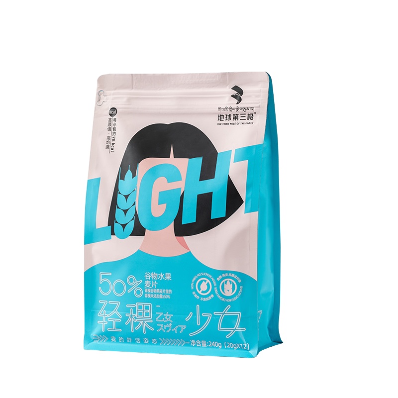 地球第三极 青稞少女即食谷物冲饮麦片水果麦片低热控糖早餐麦片240克/袋内含12小袋 青稞少女谷物水果麦片 一袋