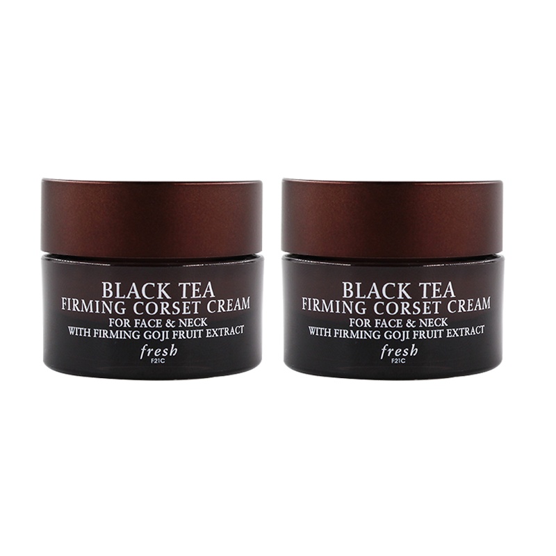 馥蕾诗Fresh红茶紧致睡眠面膜15ml*2 红茶黑罐睡眠面膜