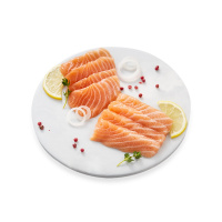 [上海预售]美威 海外进口冰鲜三文鱼刺身(大西洋鲑)100g 去皮去刺 可生食 海鲜水产