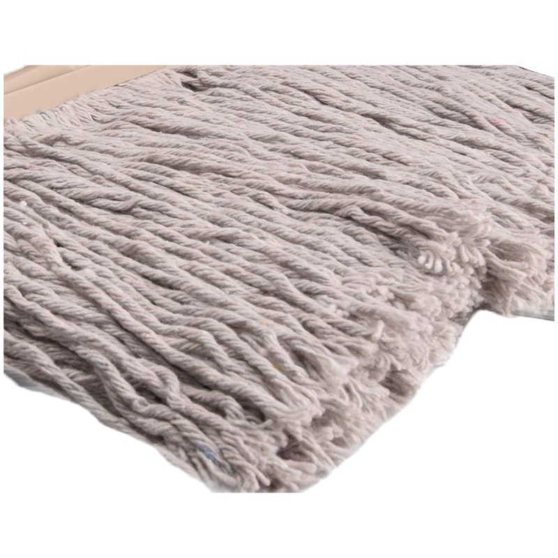 妙洁 拖把大大面积拖把大号38cm老式棉线拖把耐用宽头吸水拖地托把不锈钢杆