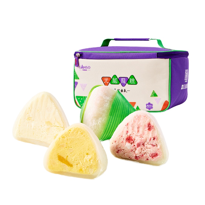 元祖 端午雪冰粽冰淇淋 干冰快递 12入/盒