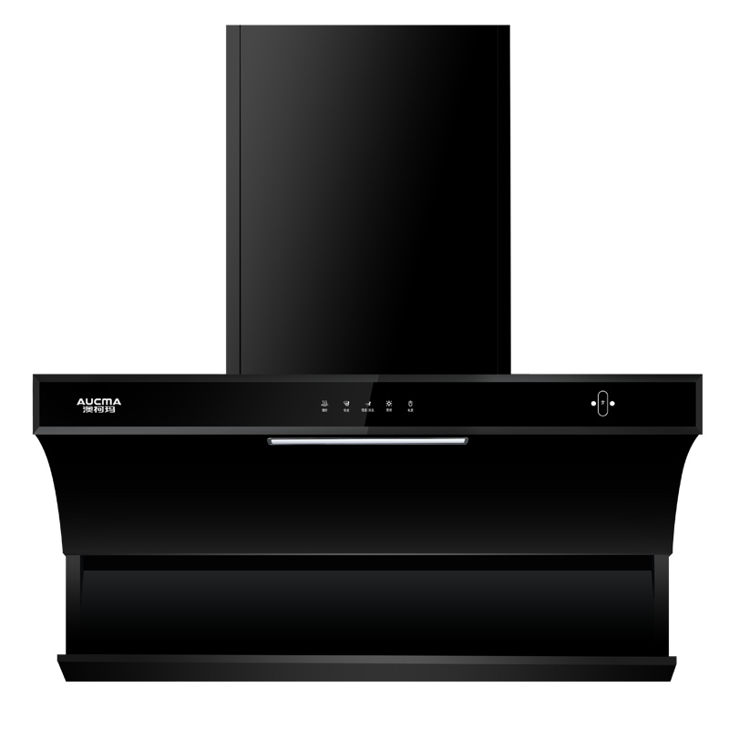 澳柯玛(AUCMA)油烟机家用欧式油烟机20立方爆炒风量智能体感操控隐藏式自动升降深潜烟源一级能效005D【欧式油烟机】