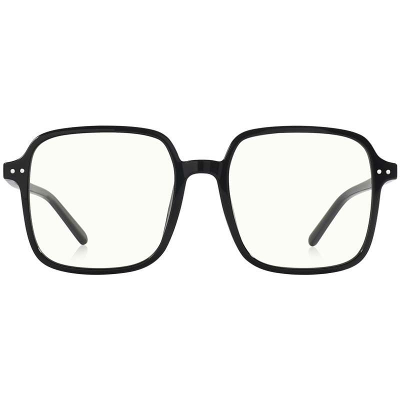 帕森防蓝光眼镜女韩版潮防辐射透明方框显瘦脸街拍时尚护目眼镜 15780