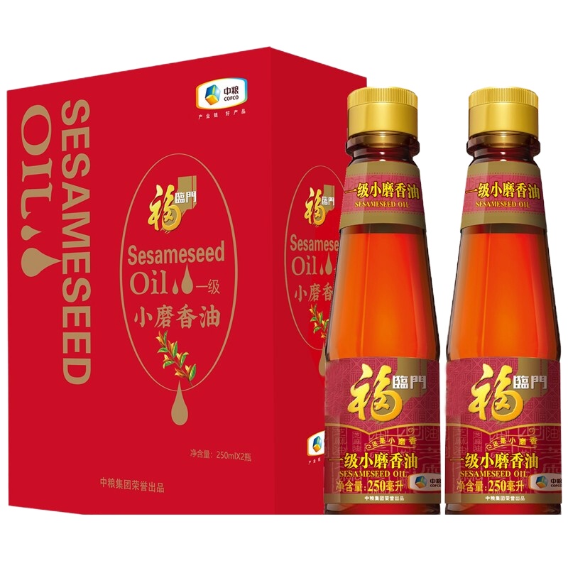 中粮福临门小磨香油组合 250ml*2