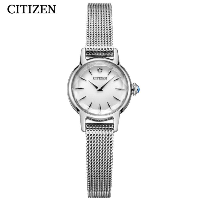 国行 西铁城 CITIZEN 光动能白盘不锈钢带KII系列时尚商务女表EG2990-56A