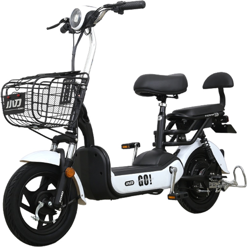 小刀新国标48V电动自行车成人电瓶车老人代步车小型电动单车两轮男女式滑板踏板车 途语