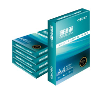 得力（deli）珊瑚海 70g A4 复印纸 中档款打印纸 500张/包 5包1箱（整 箱 2500张）