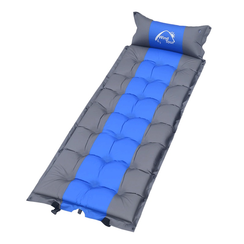威迪瑞户外单人可拼双人自动充气垫野餐垫便携睡垫防潮垫加厚地垫午休垫厚款自动充气防潮垫