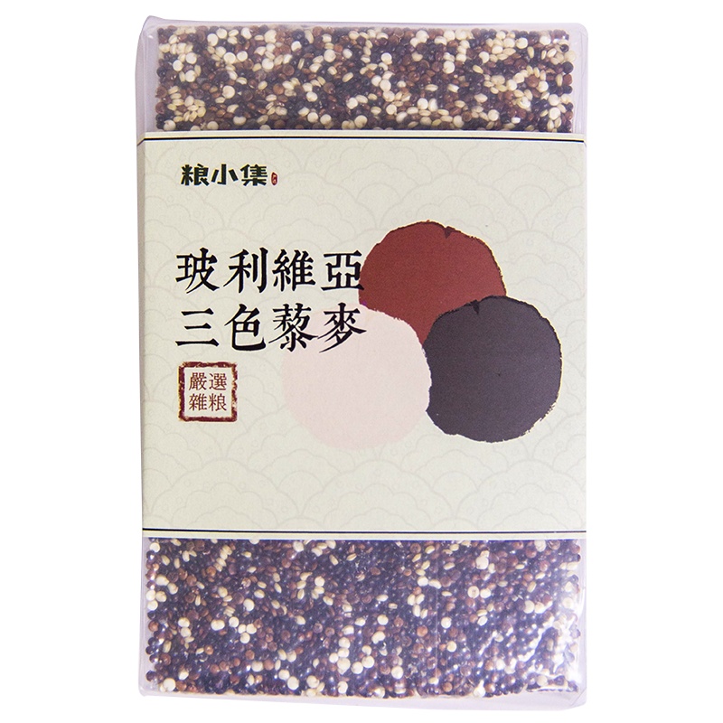 粮小集玻利维亚三色藜麦400g红白黑藜麦米进口五谷杂粮粗粮全能食品