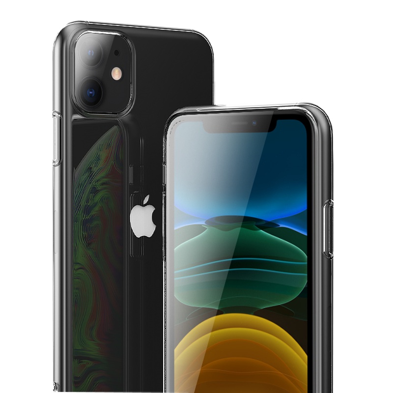 ESCASE 苹果11手机壳iphone11保护套 全包防刮防摔软壳透明软壳适用于苹果11透明