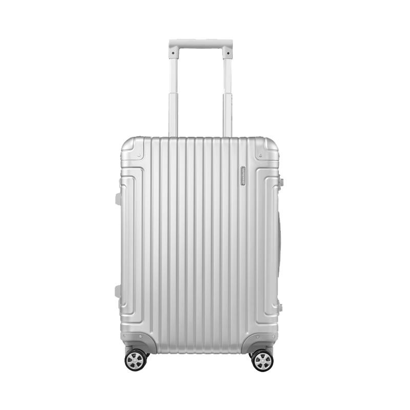 新秀丽(samsonite)铝镁合金箱万向飞机轮拉链箱其他男女旅行拉杆箱登机箱20/23寸DB3