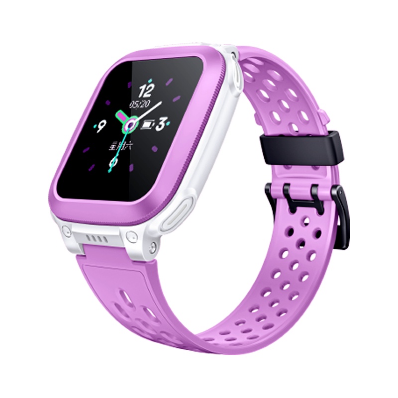 小天才儿童电话手表Q1C樱紫 长续航防水GPS定位智能手表 学生儿童全网通4G手表手机男女孩