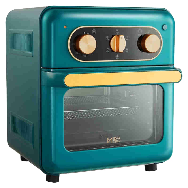 聪米(CONGMI)烤箱空气炸锅14L多功能大容量台式无油低脂烘焙薯条烤鸡发酵解冻热风循环烤箱 旋钮款