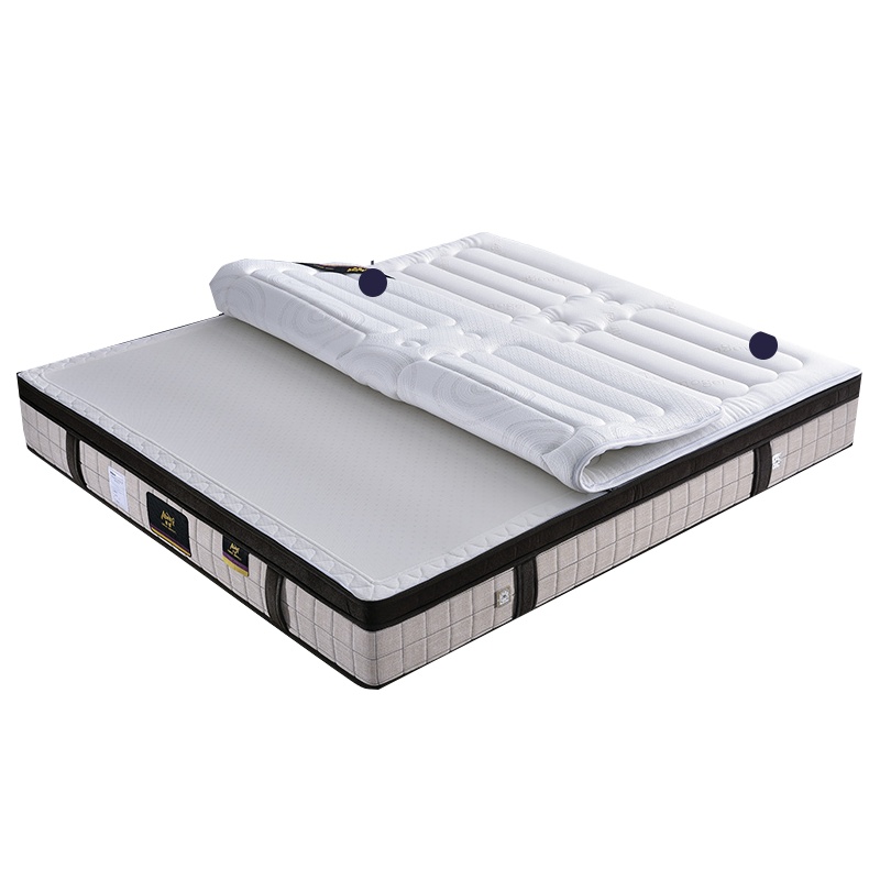 慕歌床垫环保天然乳胶席梦思弹簧1.5米1.8m软硬适中双人诗情画意