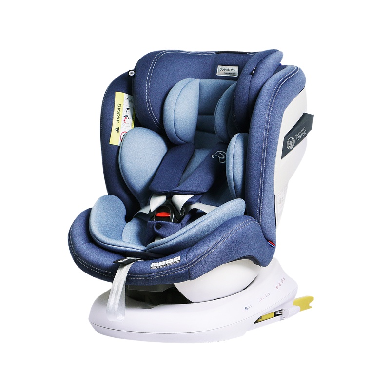 瑞贝乐reebaby儿童安全座椅汽车用0-12岁婴儿宝宝车载360度旋转可坐躺
