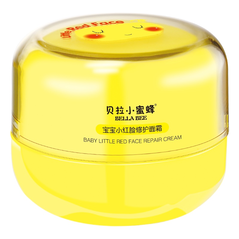 贝拉小蜜蜂(BELLABEE)宝宝小红脸修护面霜 50g 婴童面霜 护脸