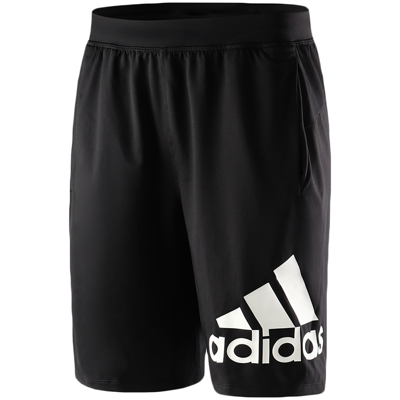 阿迪达斯男服运动短裤经典大logo综合训练服装DU1592