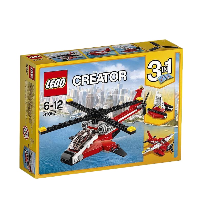乐高(LEGO)Creator 创意百变 直升机突击 31057 塑料积木玩具102颗 6-12岁