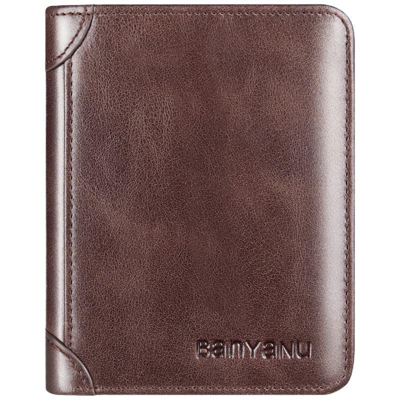 男士钱包2021新款真皮短款驾驶证一体卡包潮牌牛皮多功能男式皮夹