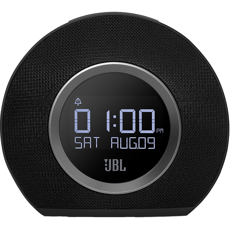 JBL HORIZON 音乐地平线 桌面立体声音箱 蓝牙小音箱+迷你音响 带闹钟 收音机 黑色