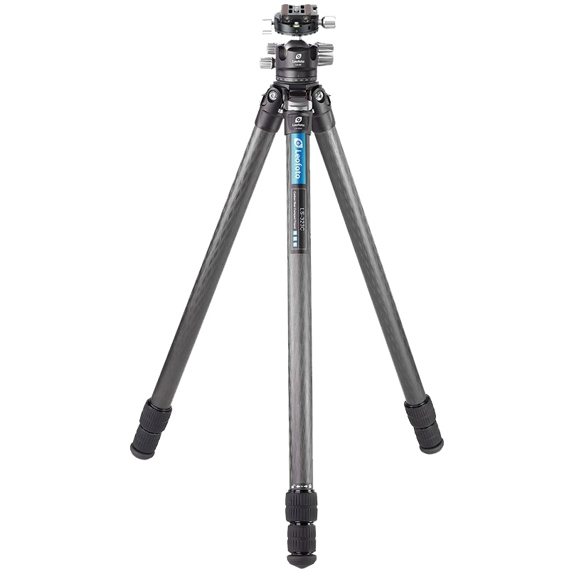 Leofoto徕图 LS-323C+LH-40R 摄影摄像碳纤维单反三脚架旅游三角架 便携无中轴轻便