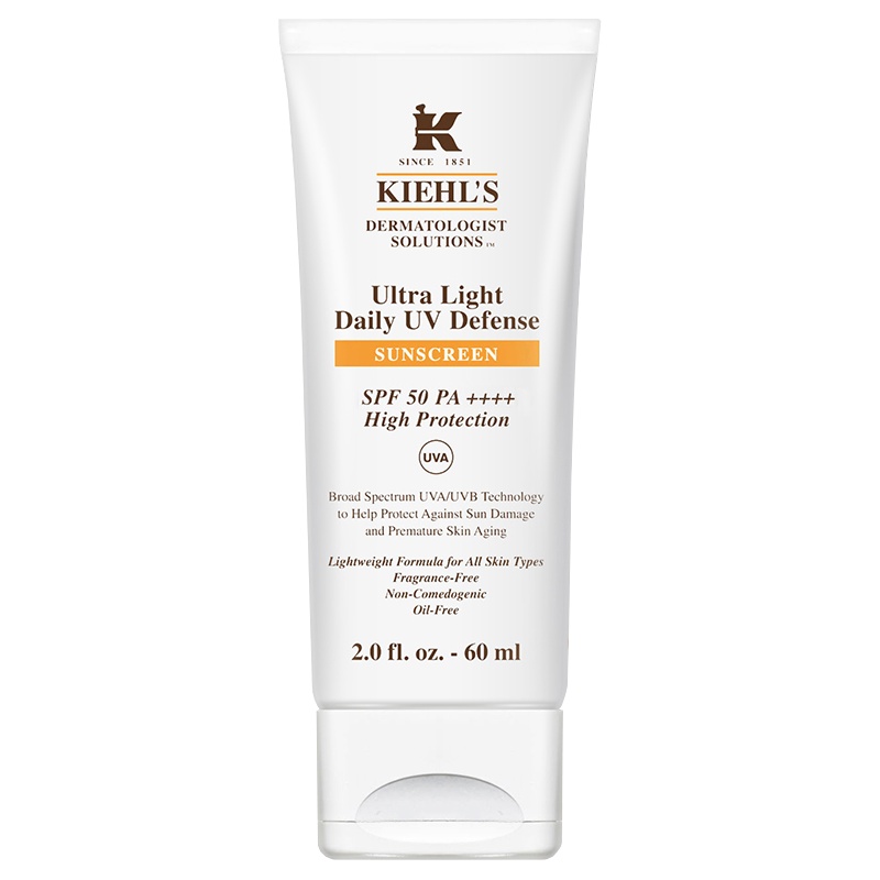 科颜氏(Kiehl’s)男女士防晒霜 焕白双效 防水抗汗防晒乳 清爽防晒隔离乳液60ml SPF50PA++++
