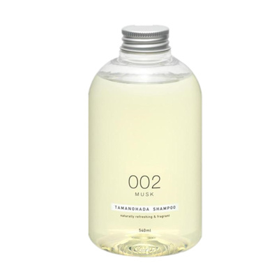 [洗发新体验]TAMANOHADA 玉肌 无硅油洗发水 002麝香 540ml/瓶 各种肤质 成人 所有发质 所有人群