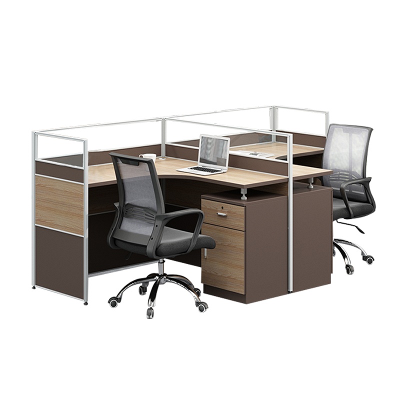 [理政]板式办公桌 简约现代 电脑桌 办公桌椅组合员工桌 职员工位卡座 多人位职员桌