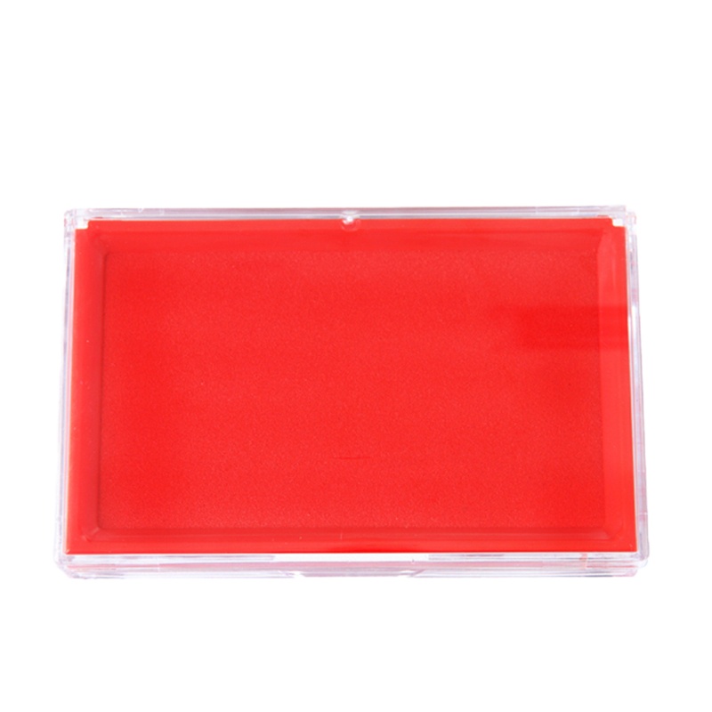 得力(deli)快干印台 9864 红色