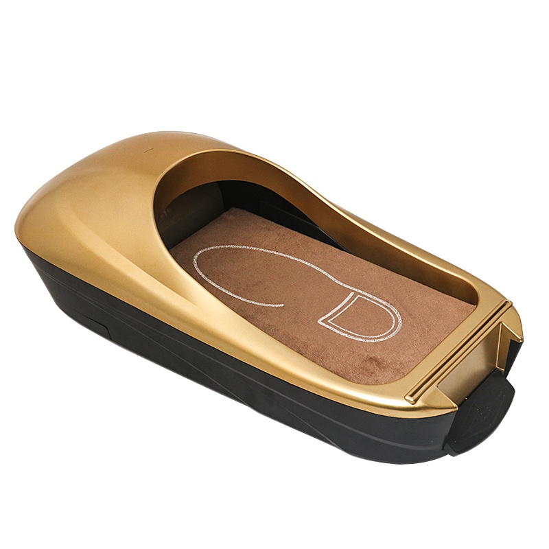 工霸 多用途鞋模机 室内自动踩踏式一次性鞋套机