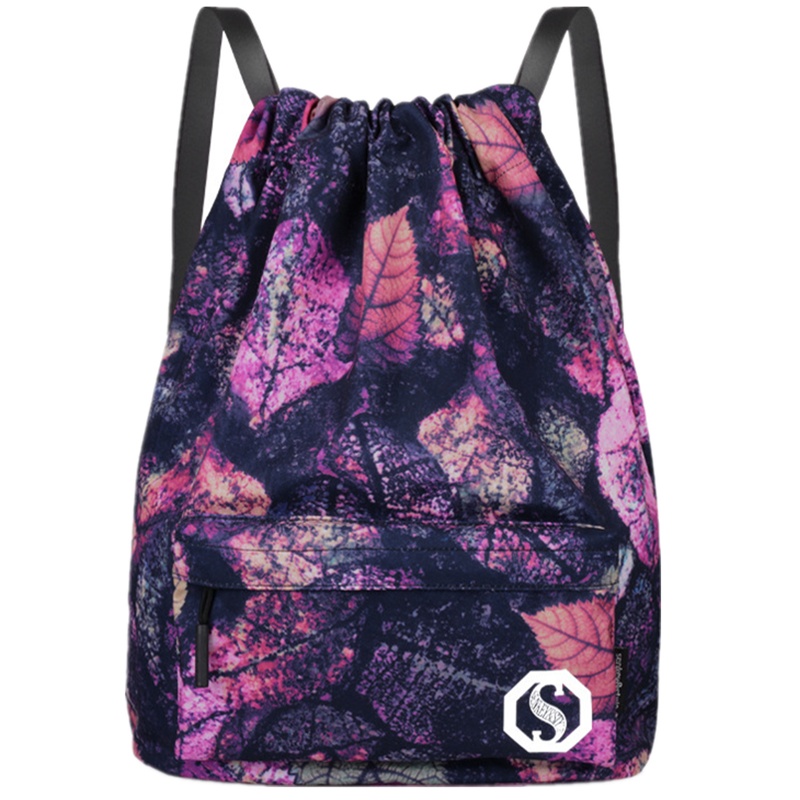 山奇品一设计抽绳束口双肩包 男女OEM贴牌小单定制休闲包书包印logo背包