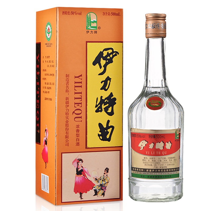 伊力特 50度伊力特曲500ml 单瓶装 浓香型白酒 新疆特产