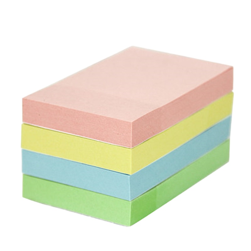 得力7736百事贴(红)76*51mm(12包/盒) 便利贴 N次贴 便签本 便条纸索引纸 记事备忘贴