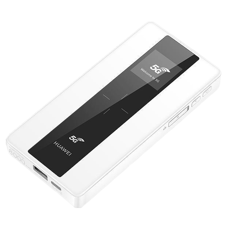 华为5G随行WiFi Pro(高配版)E6878-370 无线高速移动超4G无线路由器全网通 充电宝功能 5G双模 巴龙5000芯片、凌霄双频Wi-Fi芯片 可出国使用