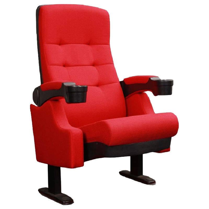 创世人 连排椅影院椅礼堂椅报告厅坐椅子会议室椅歌剧院椅会议椅带杯架阶梯教室8人位