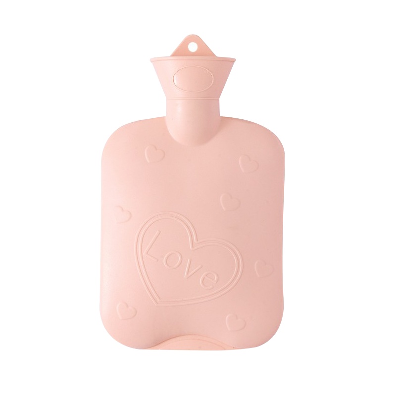 壹志注水热水袋传统暖手宝居家PVC暖手袋住校学生寝室宿舍孩子保暖安全防爆灌水防烫儿童老人孕妇煖袋1000ML紫色+毛绒套