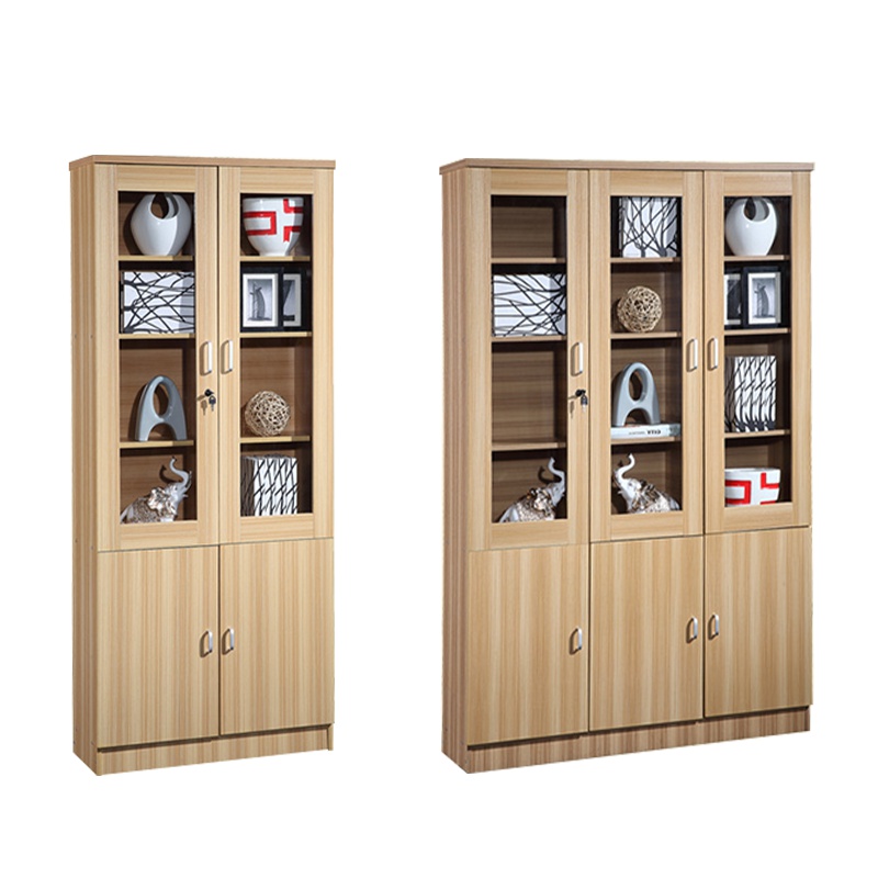 富和美(BNF)办公家具办公室柜文件柜储物柜木质资料柜油漆贴木皮储物柜文件柜73书柜