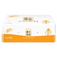 清风原木纯品抽纸3层110抽4包装家庭卫生用纸实惠箱装整箱批发零售亲肤零刺激原生木浆安全卫生