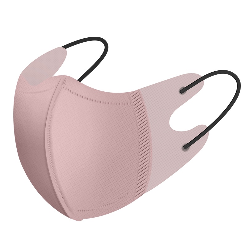 莫兰迪彩色3d立体成人时尚潮款一次性女士男防尘透气个性创意口罩 凛冬三色混装30只[独立盒装]