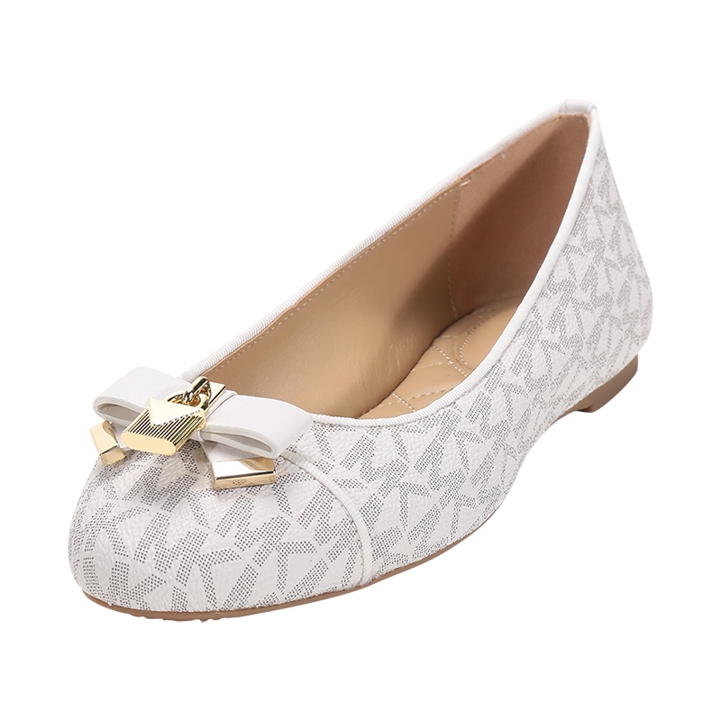 迈克·科尔斯 MICHAEL KORS 女士 PVC 芭蕾舞平底鞋船鞋单鞋40T7ALFP1B