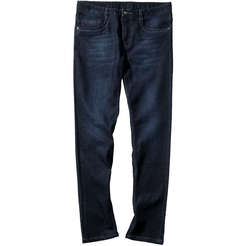 千纸鹤牛仔裤男修身韩版休闲裤子2018秋冬欧美潮流男士长裤80035