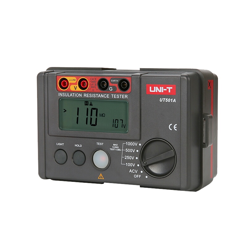 优利德(UNI-T) UT501A 绝缘电阻测试仪 数字摇表 兆欧表