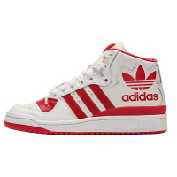 adidas阿迪达斯三叶草男运动休闲高帮板鞋G28153 G28153米白+浅猩红