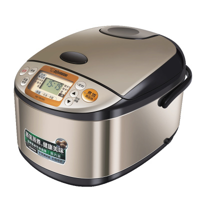 象印(ZO JIRUSHI)电饭煲NS-TSH18C家用带蒸笼微电脑定时多功能电饭锅5L三维立体加热合金内胆6-10人份