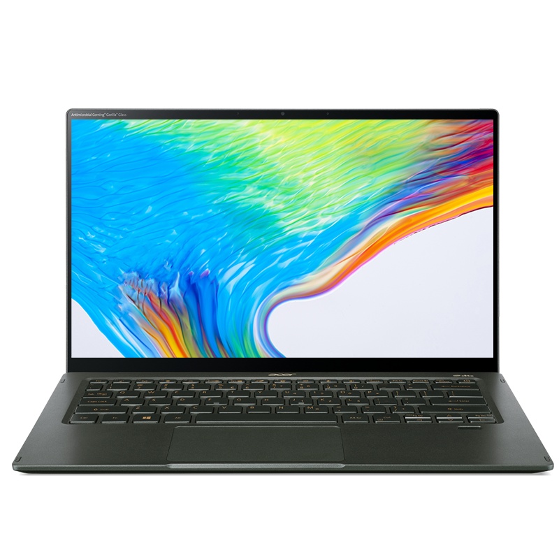 宏碁(acer)非凡S5 仅重1kg超轻薄本英特尔Evo平台严苛认证14英寸轻奢触控本笔记本电脑(11代酷睿i5-1135G7 16G 1TSSD )绿